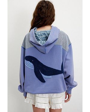 Free People Out To Sea Pullover - Blue