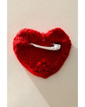 Free People Comet Brooch - Red