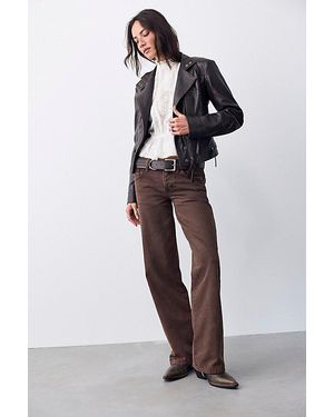 Free People We The Free Tennessee Low-Rise Boyfriend Jeans - Brown