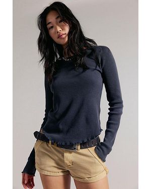 Free People Easy Does It Tee - Black
