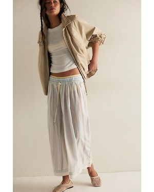 Intimately By Free People Enjoy The Stripe Gaucho Trousers By - Natural