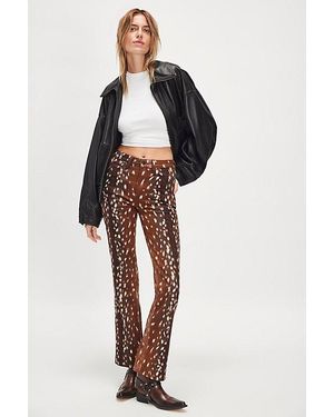 Wrangler Printed Bootcut Jeans - Natural
