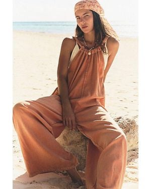 Free People Freebird Jumpsuit - Brown