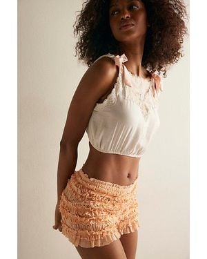 Intimately By Free People Daylight Charm Bloomer Shorts By - Natural