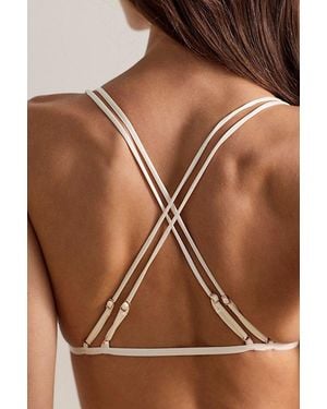 Intimately By Free People Understated Micro Triangle Bralette By - Natural