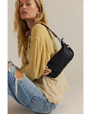 Free People Lillie Leather Shoulder Bag - Red