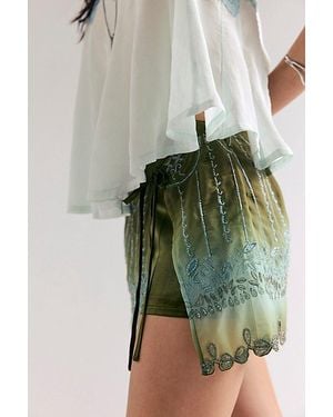 Free People Lala Beaded Skort - Green
