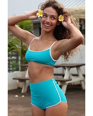 GNASH swim Gnash Towelling Swim Shorts By - Blue