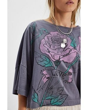 Ragabond East West Love Tee - Blue