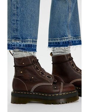 Dr. Martens Sinclair Floral Boots - Blue
