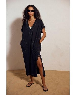 free-est Strada Maxi Dress By - Blue