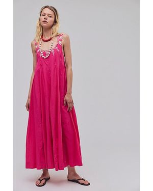 Free People To The Moon Maxi Dress - Pink