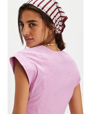 Free People Off Duty Reversible Hair Scarf - Pink