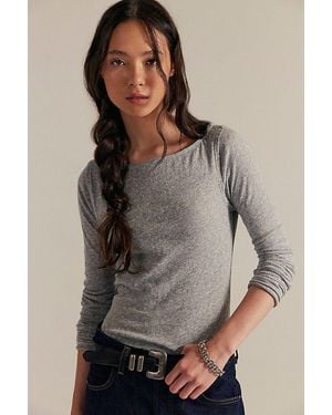 Free People Most Loved Long Sleeve - Gray