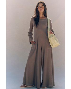 free-est Strada Jumpsuit By - Brown