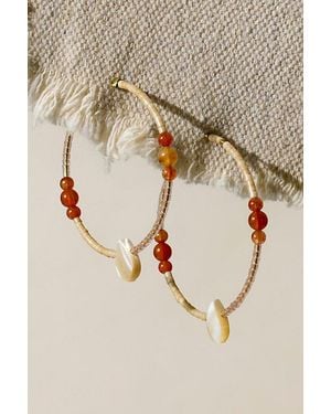 Ariana Ost Wandering Eyes Earrings - Natural