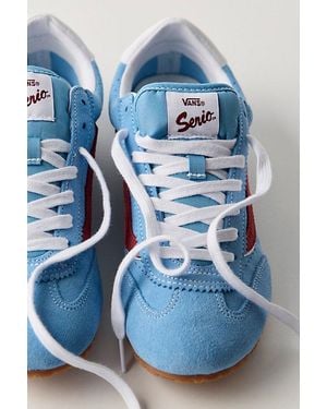 Free People Vans Super Lowpro Trainers Shoe - Blue