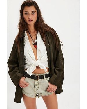 One Teaspoon Oneteapsoon Bandits Low-Waist Denim Shorts By - Multicolour