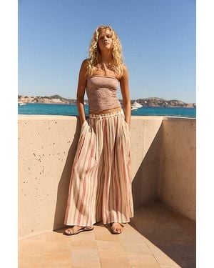 free-est Sea Bloom Trousers By - Blue