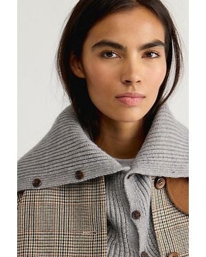 Free People Sunday Button Snood - Gray
