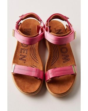 Woden Hey Day Sport Sandals By - Red