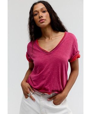Free People Take 2 Tee - Red