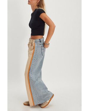 THE TALES Denim Sweat Flares - Blue