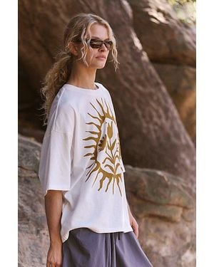 Fp Movement Tackle Graphic Tee - Brown