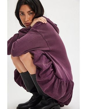 Free People Rainy Day Hoodie - Purple