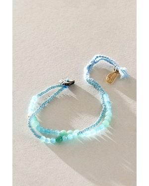 Free People Halo Semiprecious Stone Bracelet - Blue