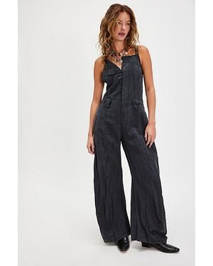 Free People Sylvia Barrel One-Piece - Blue