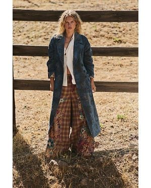 Free People Micah Duster Jacket - Blue