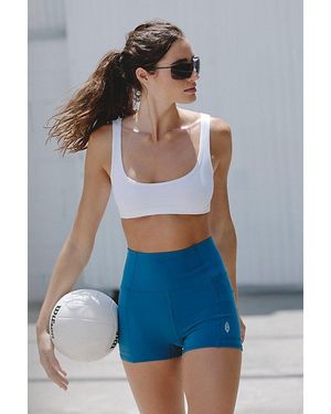 Fp Movement Never Better High-Rise 3" Run Shorts - Blue