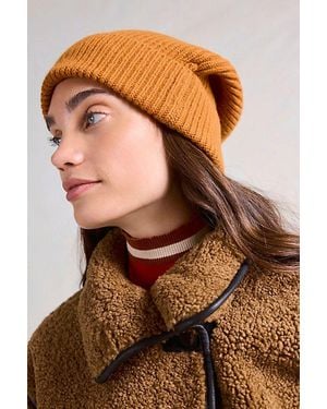 CLÒIMH Chunky Soft Wool Beanie Hat - Metallic