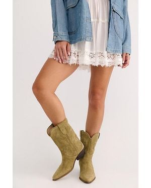 Bronx Chelsey Western Boots Shoe By - Blue