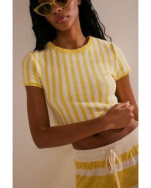 Free People Roberta Sweater Set - Yellow