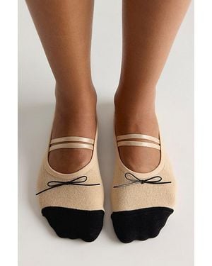 Arebesk Koko Grip Socks - Natural