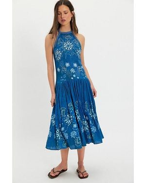 Free People Prime Paradise Maxi Dress - Blue