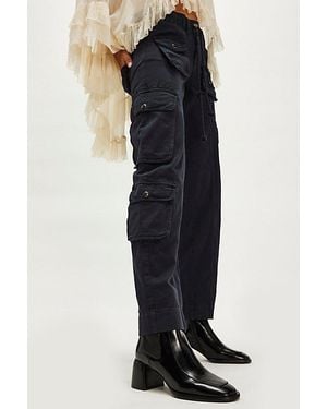 BUENO Ashton Heeled Chelsea Boots By - Blue