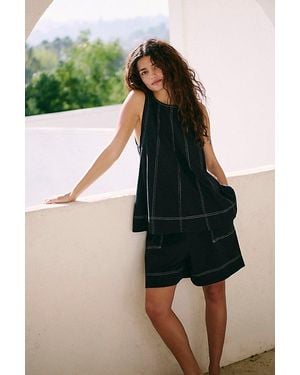 Free People Strada Co-Ord Set By - Black