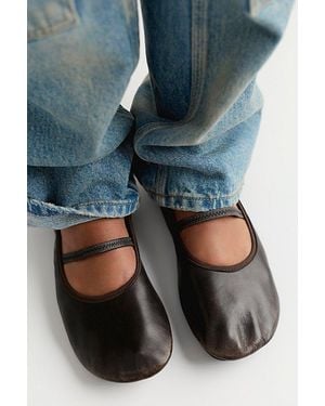 Alohas Naira Mary Jane Ballet Flats - Blue
