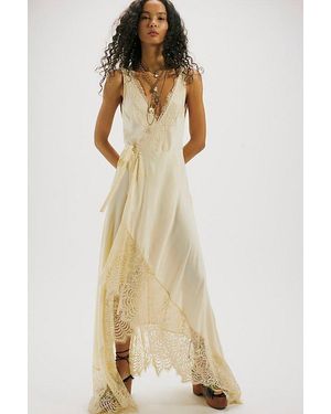 Nigel Preston Soho Wrap Midi Dress - White