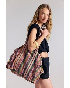 Free People Oksana Multi Print Tote - Pink