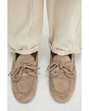 Jeffrey Campbell Yachting Day Boat Shoes By - Natural