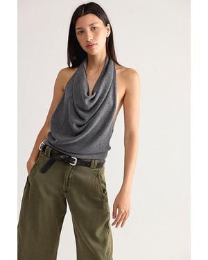 geel Vega Cowl Neck Top - Multicolor