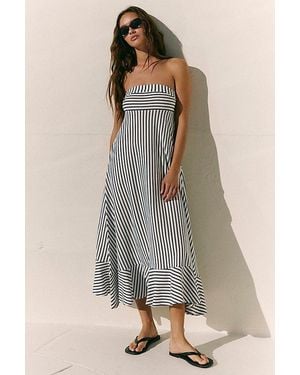 free-est Sadie Striped Midi Dress By - Multicolour