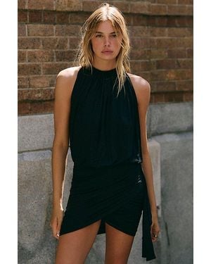 Free People Violetta Mini Dress - Black