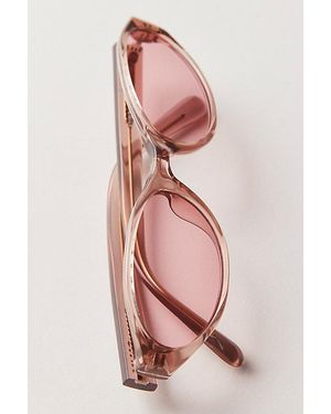 Quay Auro Points Round Sunglasses - Pink