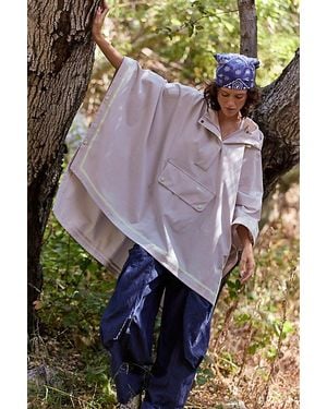 Fp Movement Packable Rain Poncho - Purple