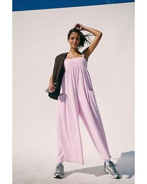 Fp Movement Hot Shot Strappy Onesie - Pink